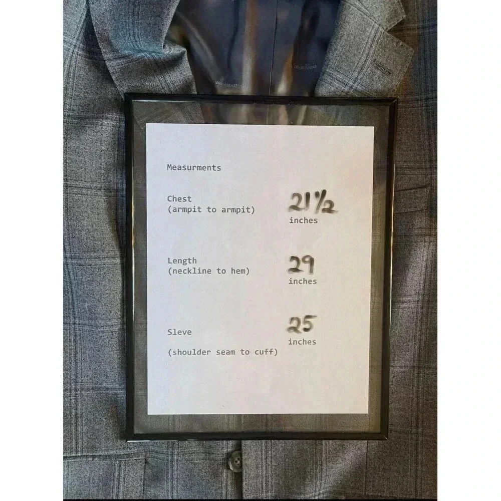 Calvin Klein Blazer Men 40R Gray Multi Plaid 70% Wool Slim Fit - Picture 10 of 10